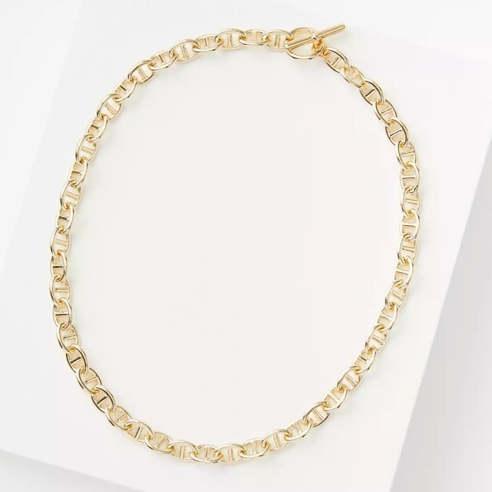 🆕 Ann Taylor LOFT Chain Toggle Necklace
